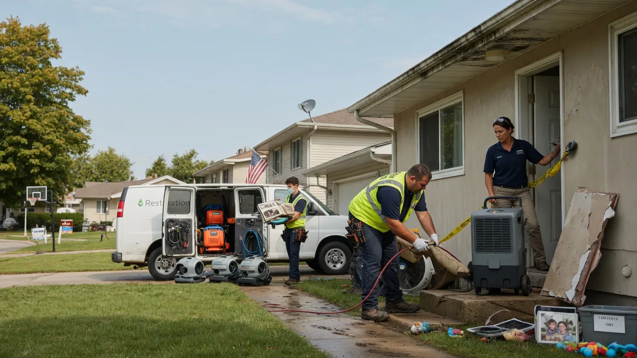 Water Damage Restoration in Keenes, IL near me